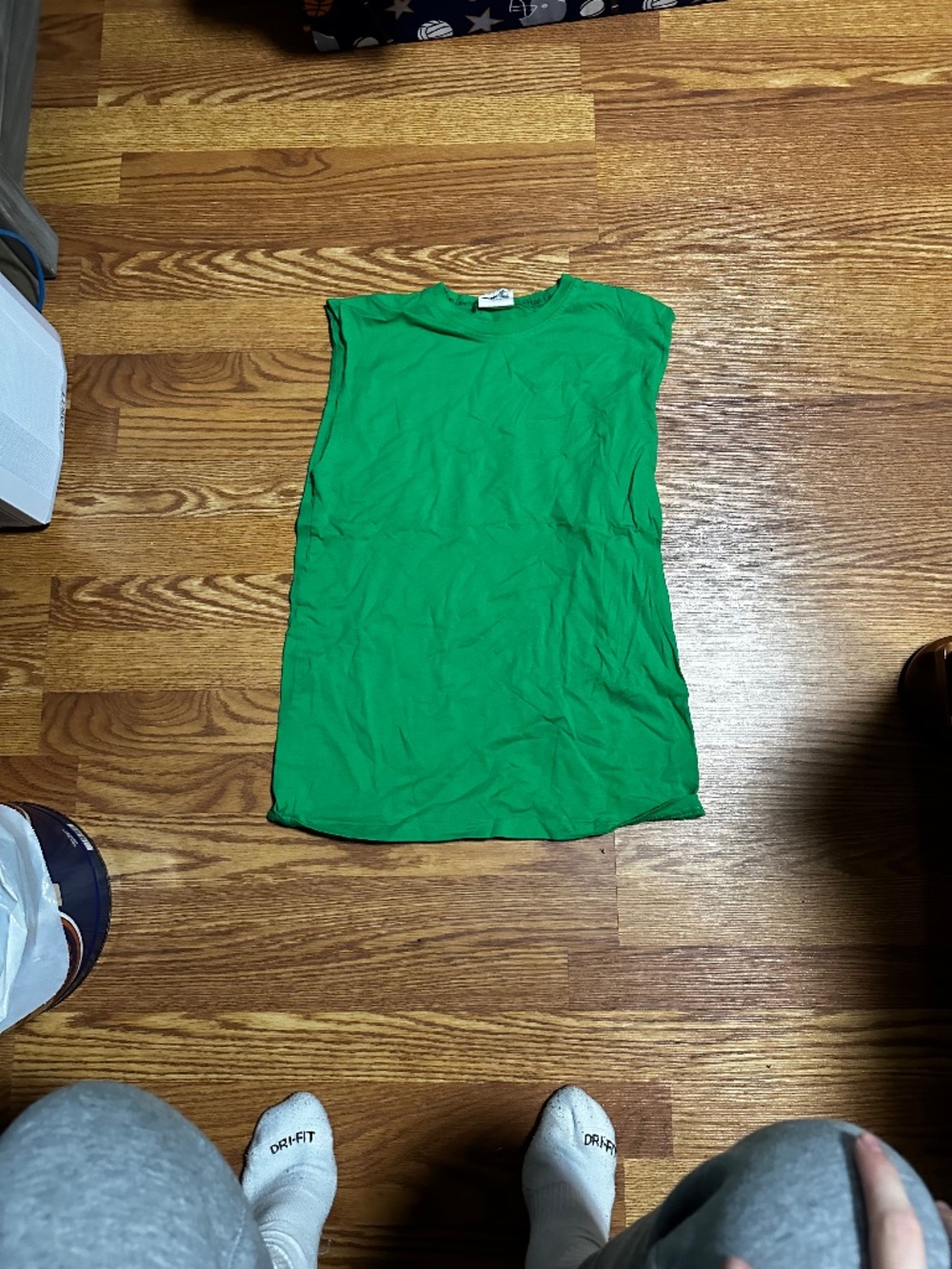 BottleCaps Youth XL Green Tank Top